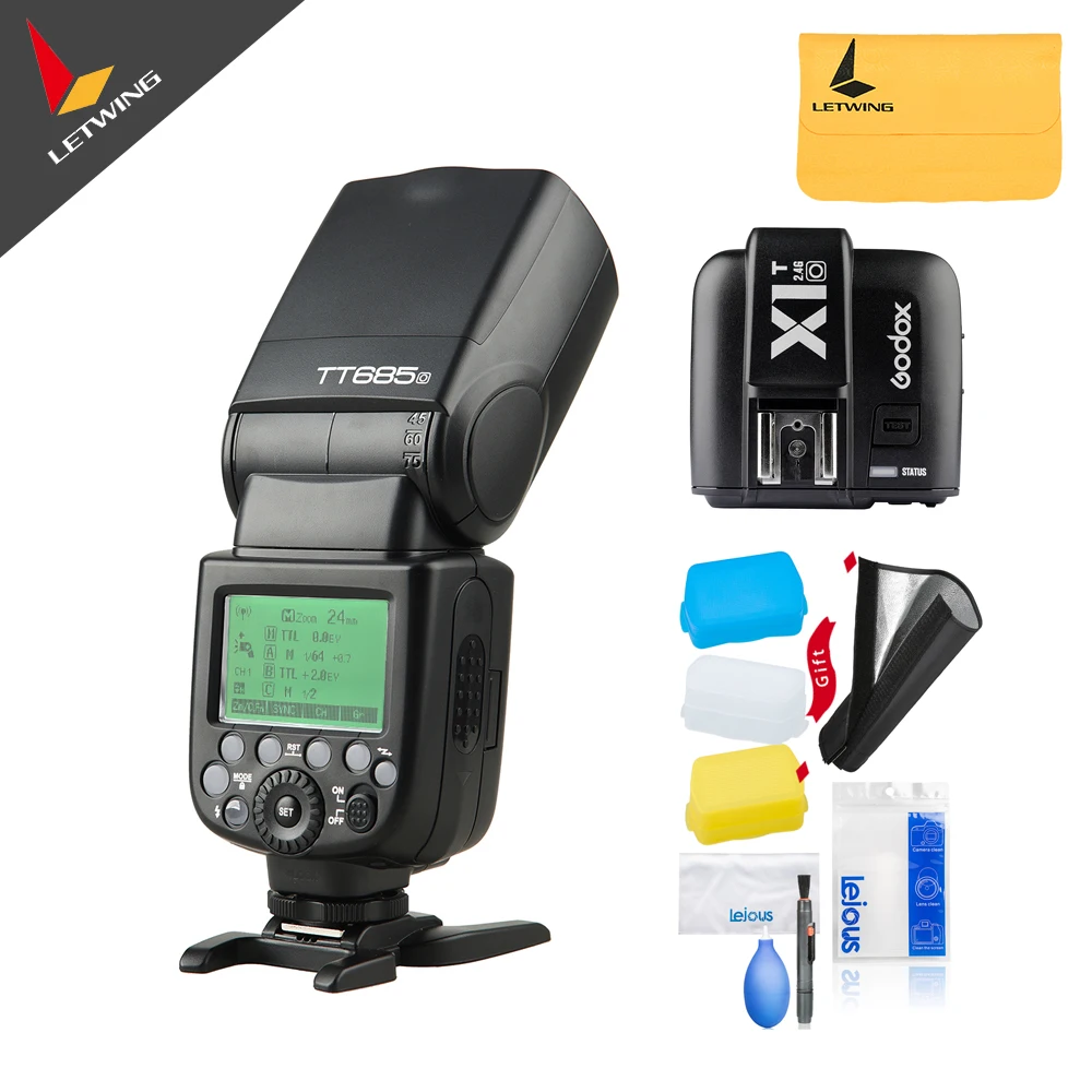 В наличии! Godox Вспышка стробоскоп TT685O + X1TO для Olympus Panasonic Lumix Камера флэш ttl HSS GN60