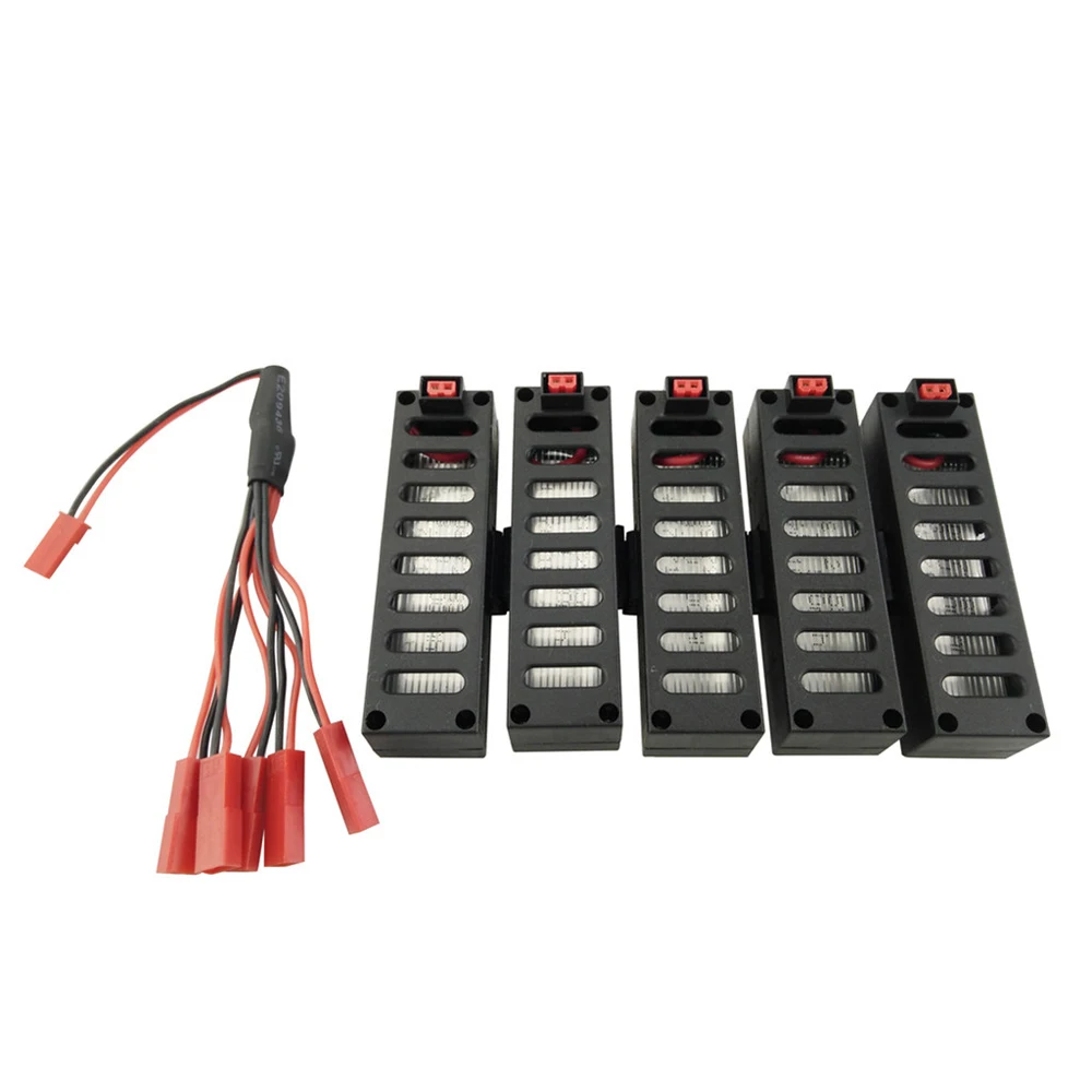 5 шт. 3 7 В 600 мАч JY018 Lipo батарея и 1 до зарядное устройство кабель для RC Quadcopter Drone|lipo