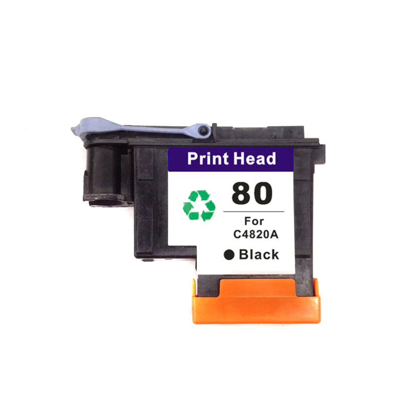 4 шт. черная печатающая головка совместимая с hp80 C4820A Designjet 1000 1000plus 1050 1055 замена для