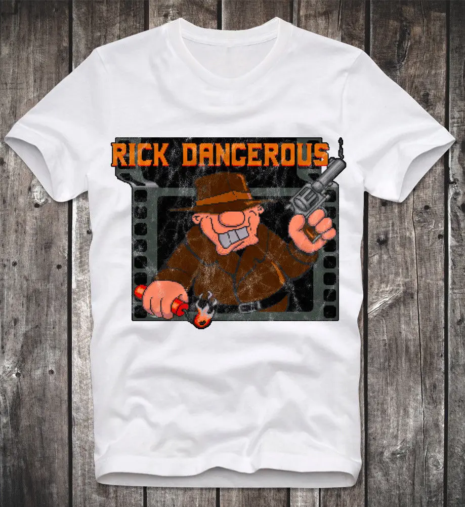 COMMODORE C64 AMIGA игра геймер Рик опасный культ Винтаж Ретро Бесплатная доставка