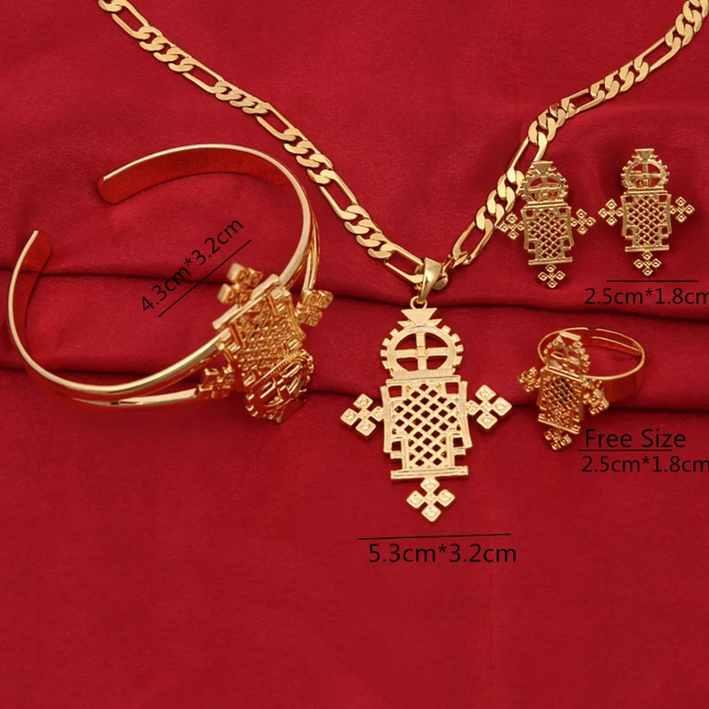 Новое поступление комплекты ювелирных украшений наборы из 24 каратного золота