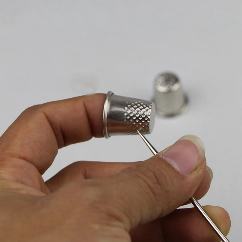 Металлические накладки для шитья на палец 2 шт. защитная накладка брошь со щитом