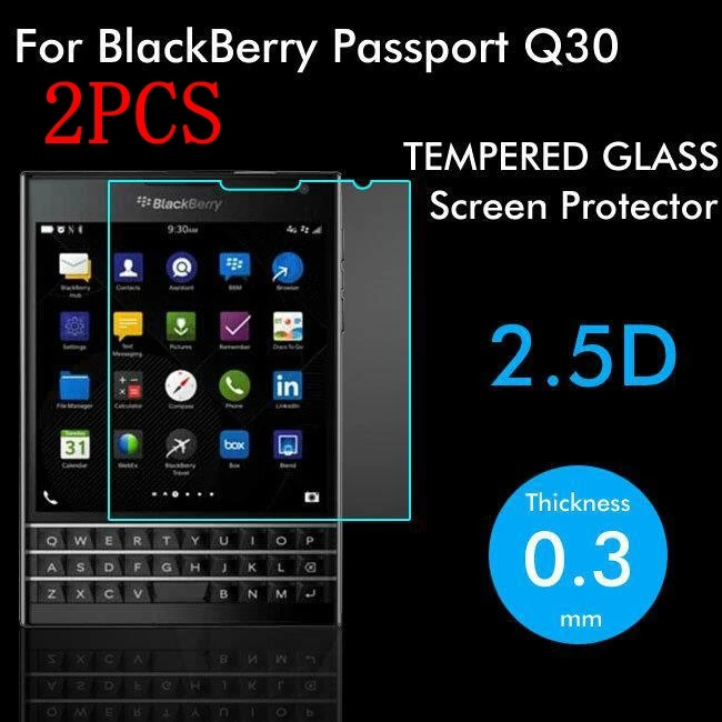 Закаленное стекло для Blackberry 2 шт. защита экрана защитная пленка Q30 | Мобильные