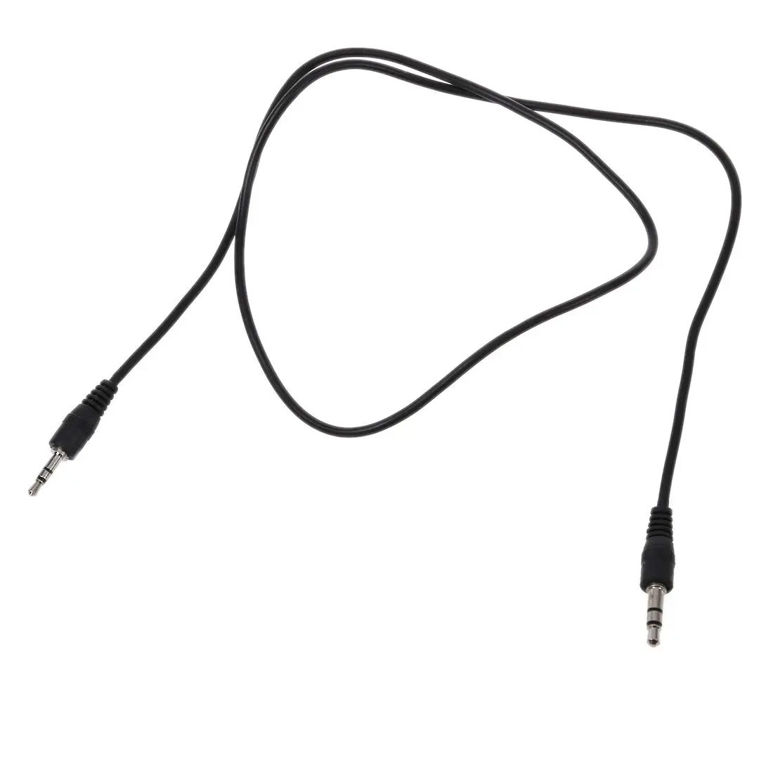 Кабель адаптер HFES 2 5 мм с штекером на 3 черный 55 см|3.5mm male|audio cable male malecable |