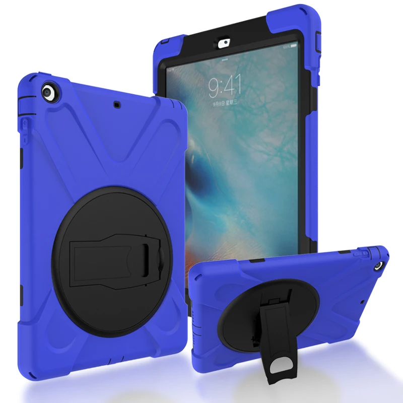 RYGOU для iPad Air Чехол детский безопасный Гибридный Броня противоударный сверхпрочный силиконовый Жесткий чехол для iPad Air 1 планшет защитный чехол