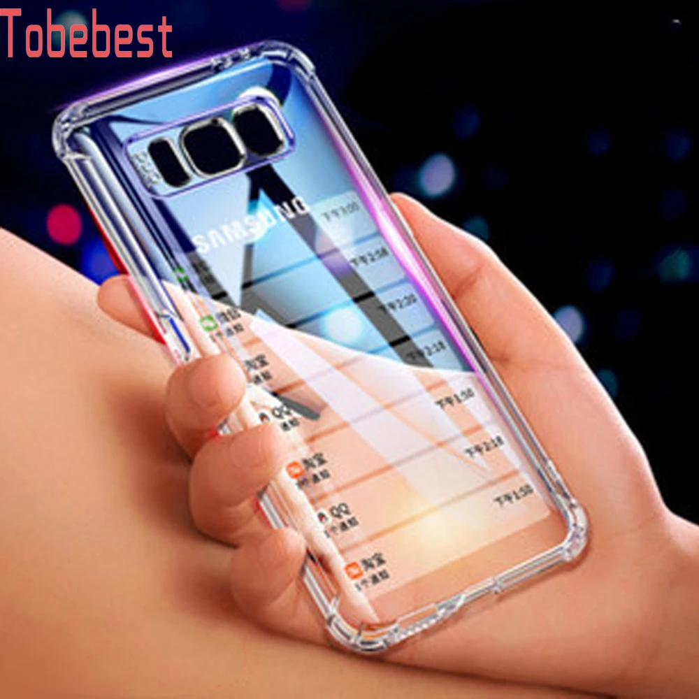 Tobebest Case For Samsung Galaxy S9 S8 Plus S7 S6 Edge A3 A5 A7 A8 A9 J3 J4 J5 J6 J7 J8 2016 2017 2018 TPU Silicone Cover |