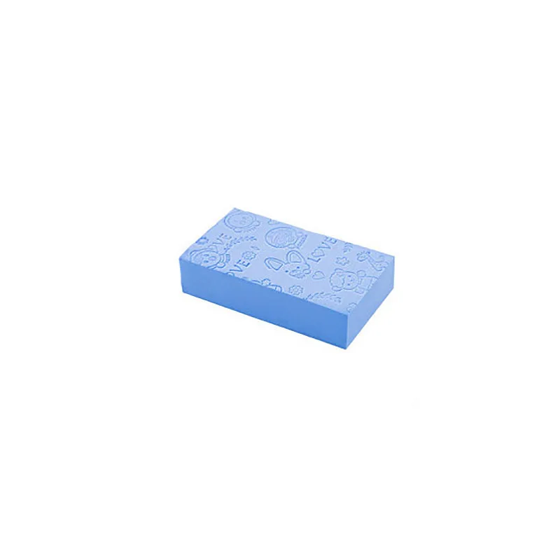 style1 blue Мягкая детская губка для душа, Детские душевые губки, отшелушивающая щетка для чистки тела, Детские аксессуары для ванной - Цвет: style1 blue