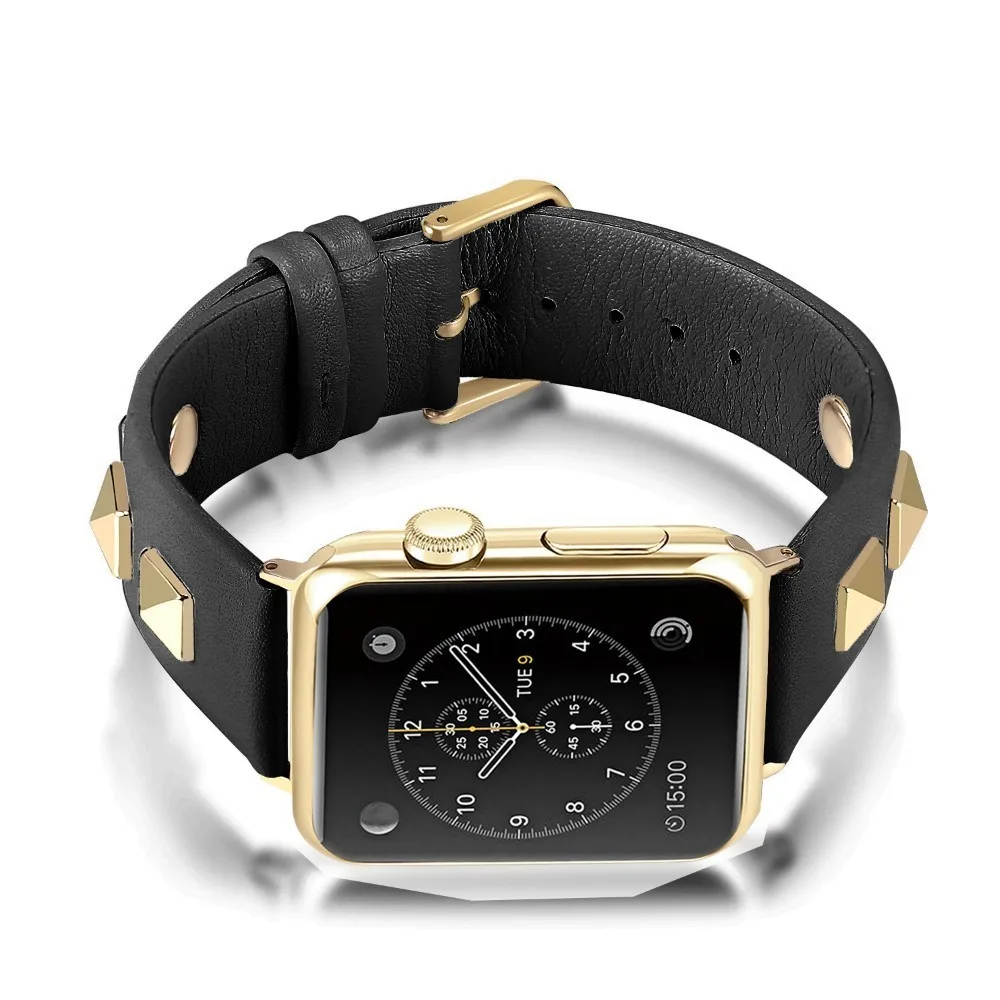Ремешок из натуральной кожи для apple watch band 42 мм 38 браслет iwatch series 4/3/2/1 аксессуары