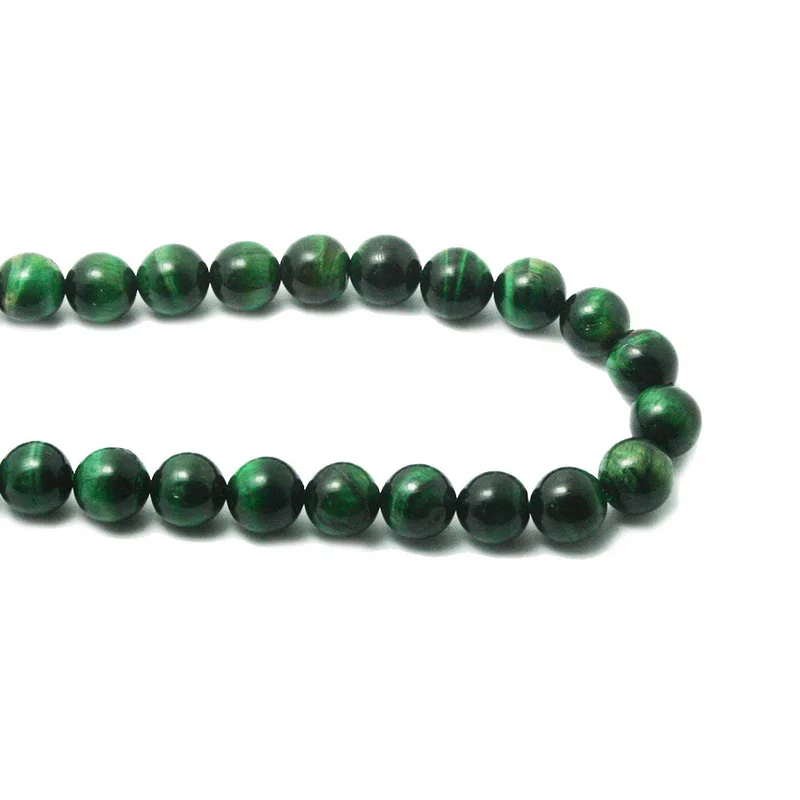 Бусины из натурального камня тигровый глаз окрашенные Круглые бусины россыпью