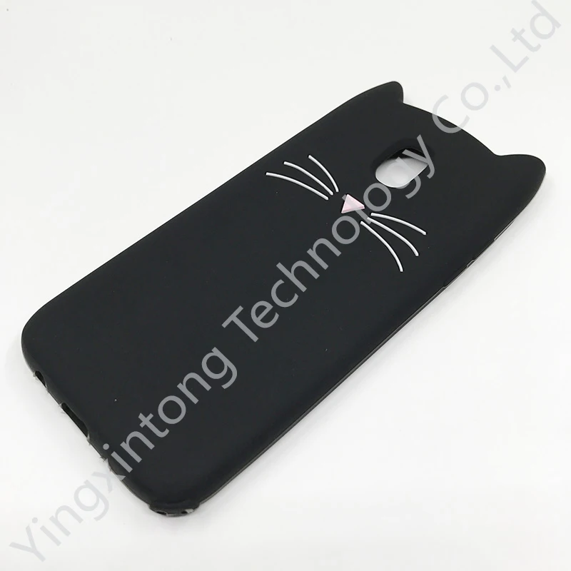 Милый 3D чехол для телефона с усами котом Samsung Galaxy J3 J5 J7 A7 A3 A5 2016 2017 2015 мягкий