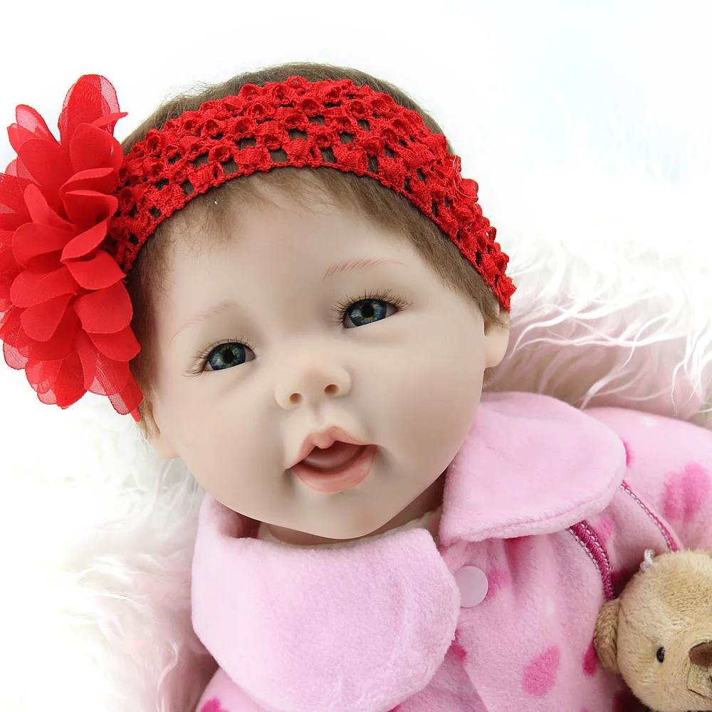 NPKDOLL Baby Reborn 55 см реалистичные boneca reborn menina Игрушки для девочек Новорожденный