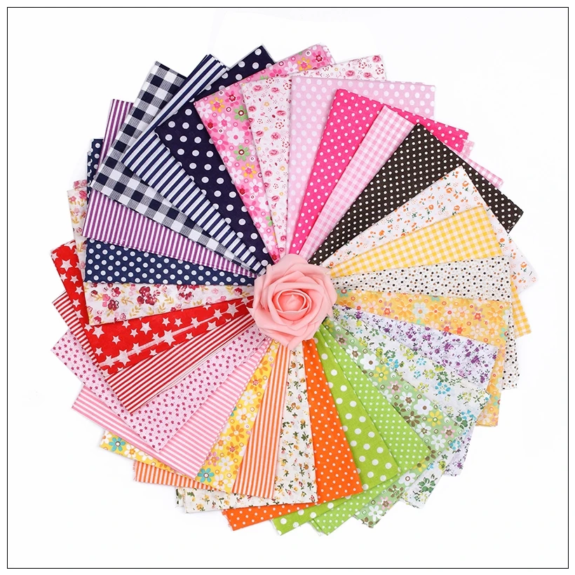 Хлопчатобумажная ткань Telas Лоскутная Ткань Очаровательная четверть пачки для