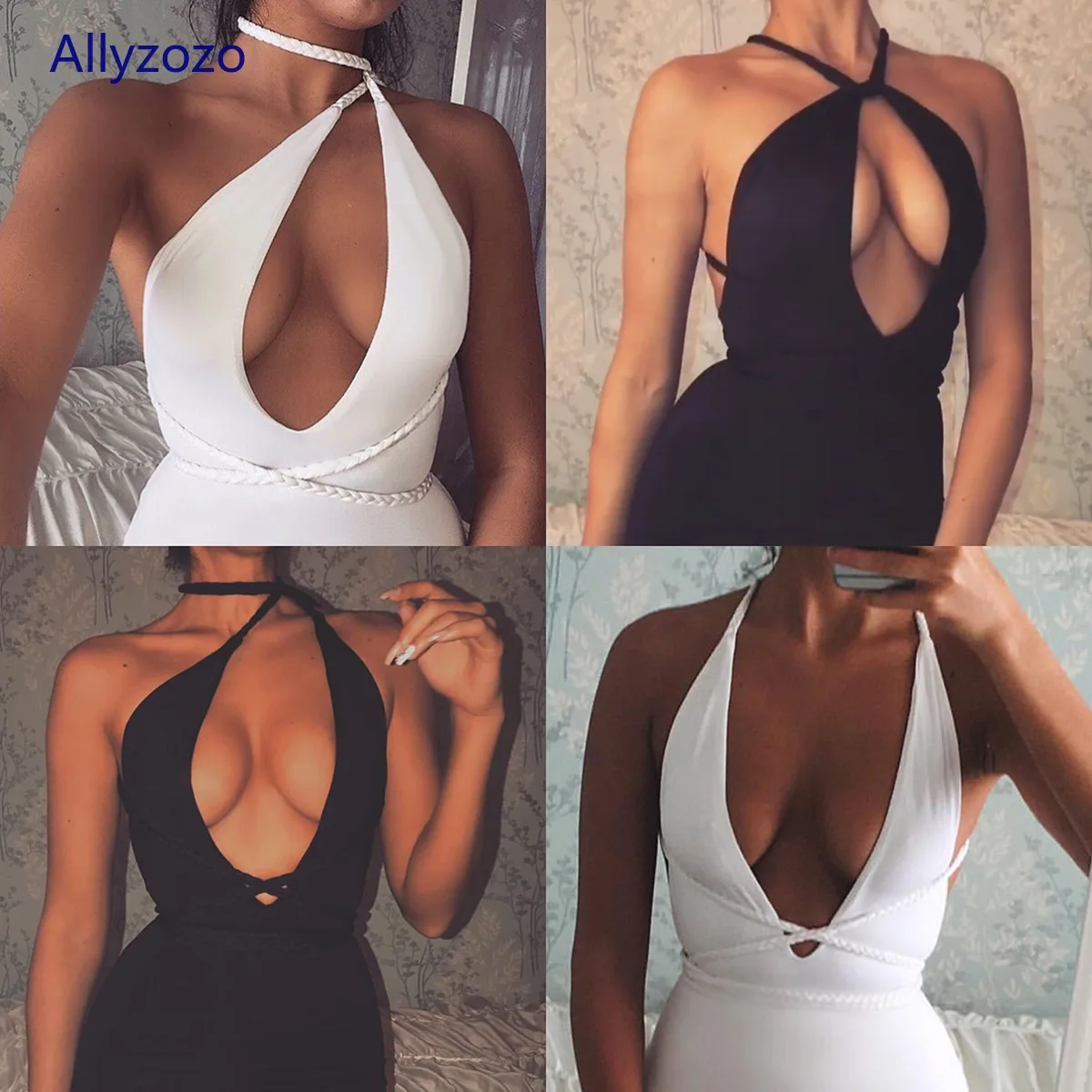 Для женщин Sexy Глубокий V средства ухода за кожей шеи платья футляр с вырезом на