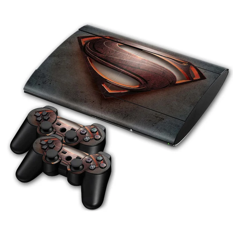 Горячая супергерой кожи виниловая кожа Наклейка протектор для PS3 супер тонкий 4000