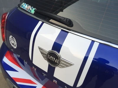 Декоративная наклейка на капот автомобиля и багажник двери багажа для 2014 Mini Cooper
