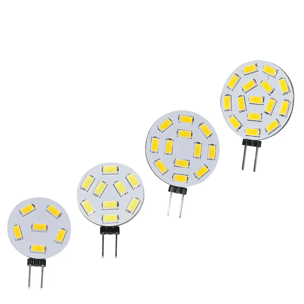 JYL 2 шт. 1 7 Вт 0 9 белый теплый G4 6 12 15 5630 SMD светодиодный домашний прожектор точечная