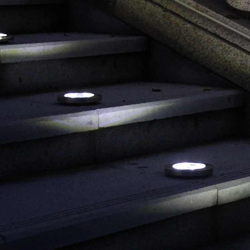 4 шт./компл. 8LED Солнечный свет Заземленный Водонепроницаемый Открытый Сад