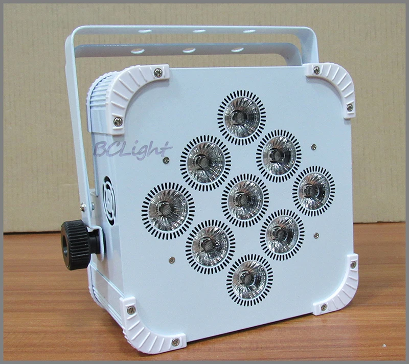 16XLOT Uplighting DJ Party Par can Rechargeable DMX Wireless Battery Powered 6in1 RGBWAUV 9*18w LED Light Dhl free shipping | Лампы и