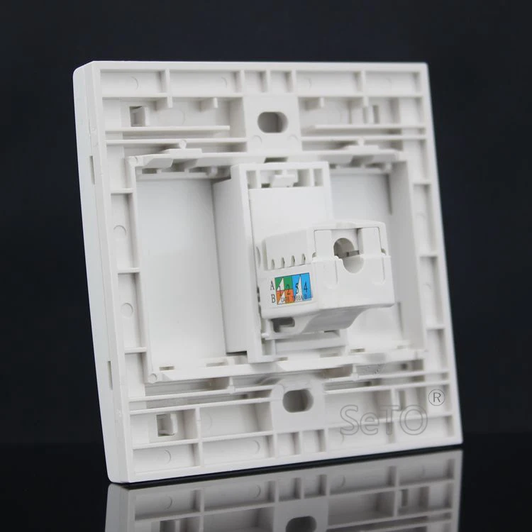 SeTo 86 Тип RJ45 Cat6 гигабитная Сетевая розетка Lan настенная пластина гнездо Keystone