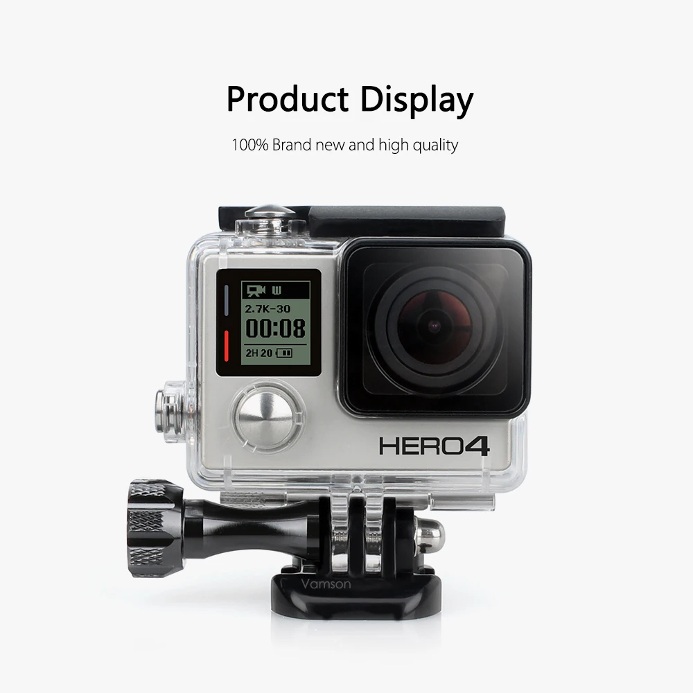 Винтовая гайка Vamson из алюминиевого сплава для GoPro Hero 8 7 6 5 4 3 Yi Lite 4K SJCAM Go Pro