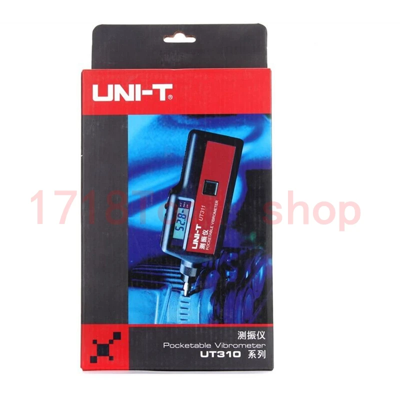 UNI T UT312 Портативный ЖК Вибрационный анализатор измеритель вибрации с разделенным