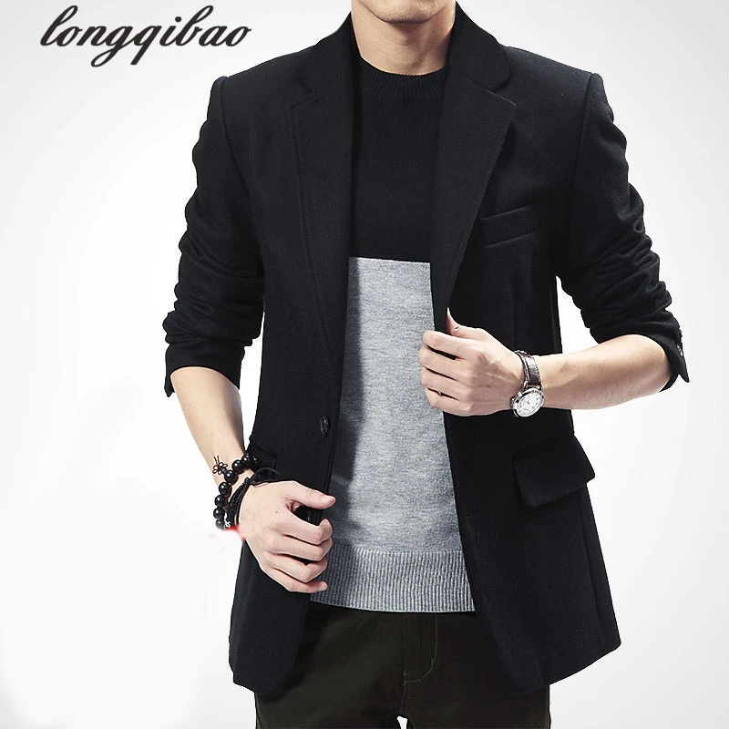 2019 autumn and winter bargain price men casual suit jacket Europe the United States woolen Slim thick section TB7655 | Мужская одежда