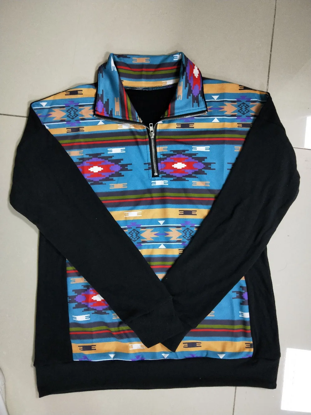 XL Size Aztec Pattern Sweater Wholesale Cotton Fabric Women coat Winter Casual Style Coat DOMIL-10102018A | Женская одежда