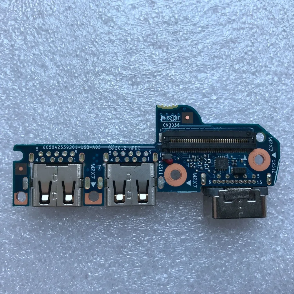 Протестированная для HP 840 G1 VGA USB дочерняя печатная плата с кабелем 784455-001 730966-001
