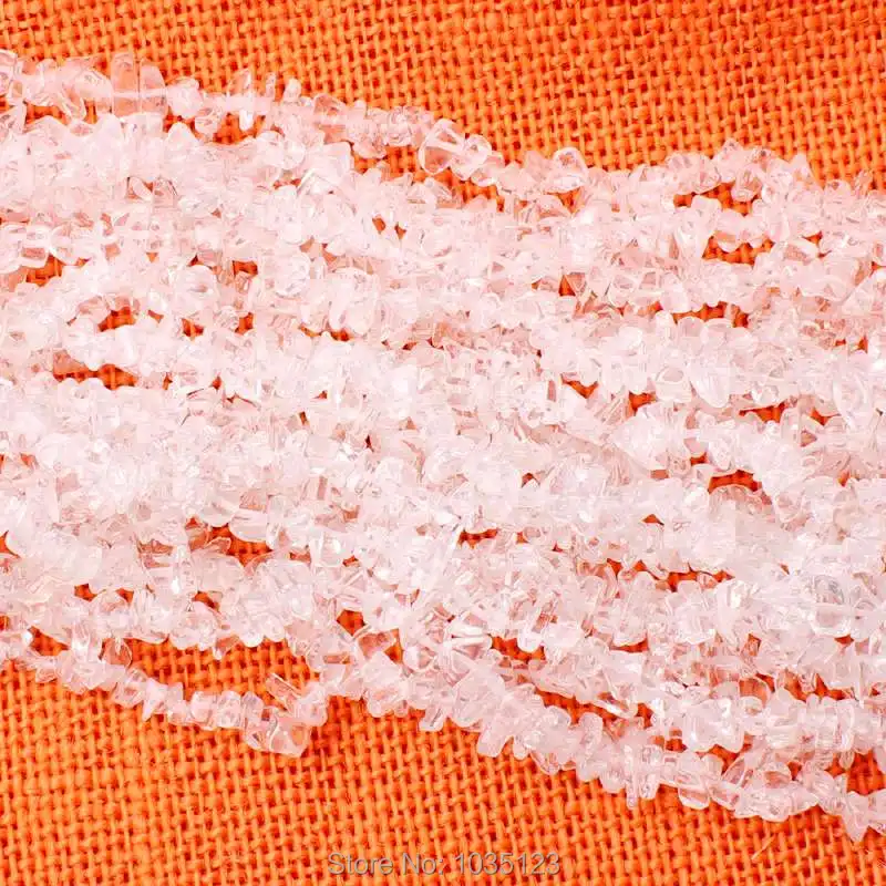 Высокое качество 5-8 мм натуральный белый кристалл кварцевая Галька форма DIY