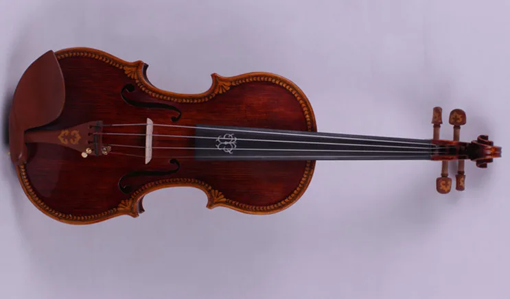 

101 #4 string 4/4 черное дерево для скрипки с пером и кленовым покрытием