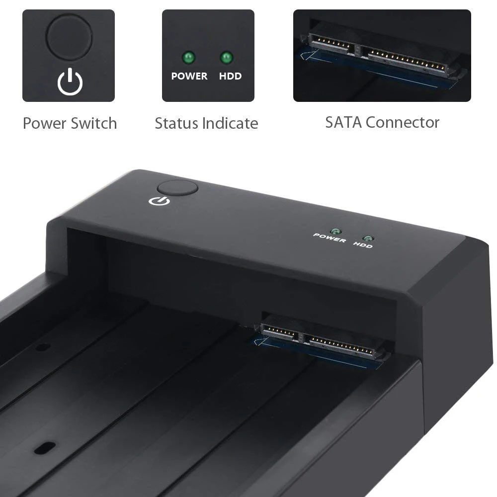 Док станция для внешнего жесткого диска 2 5 дюйма/3 дюйма USB 3 0 на SATA III|Корпус диска|