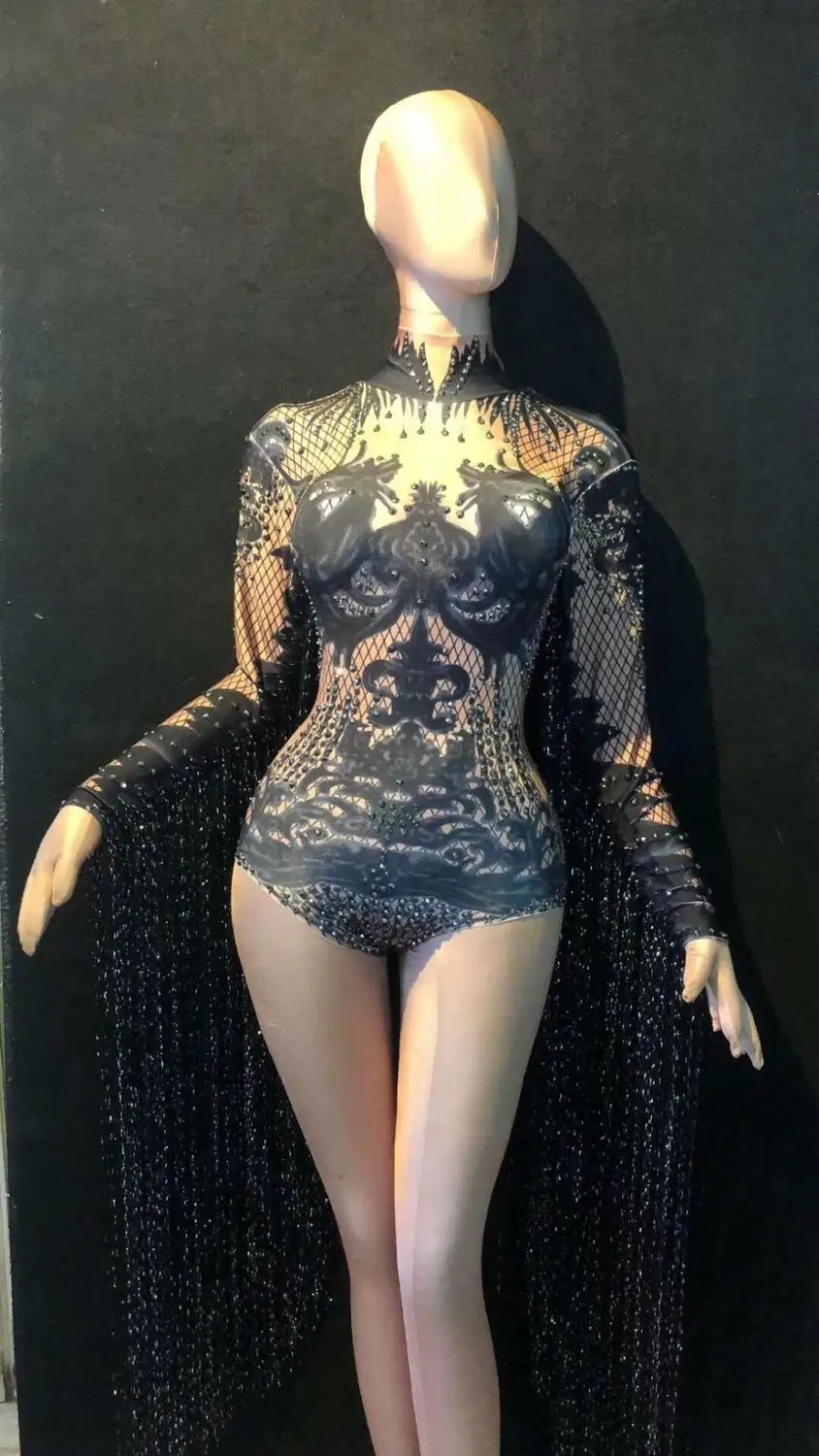 2019 NEW Women Fashion black red blue lace turtleneck long sleeve Bandage Bodysuit Celebrity evening Party bodysuits wholesale