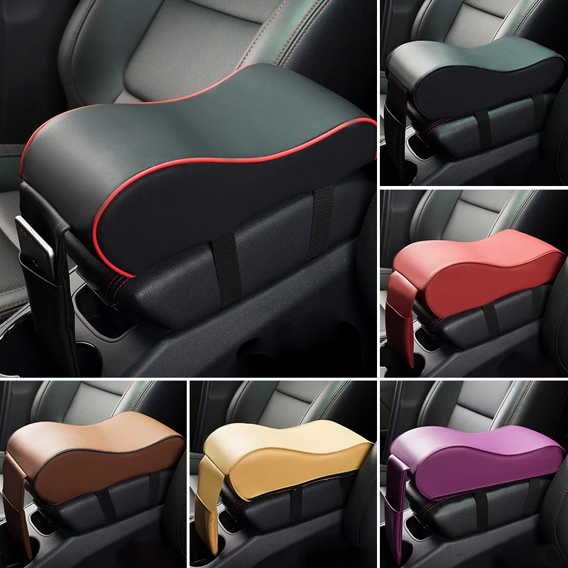 Universal New Car Armrest Pad Auto Armrests Center Console Arm Rest Seat Box Vehicle Protective Leather | Автомобили и мотоциклы