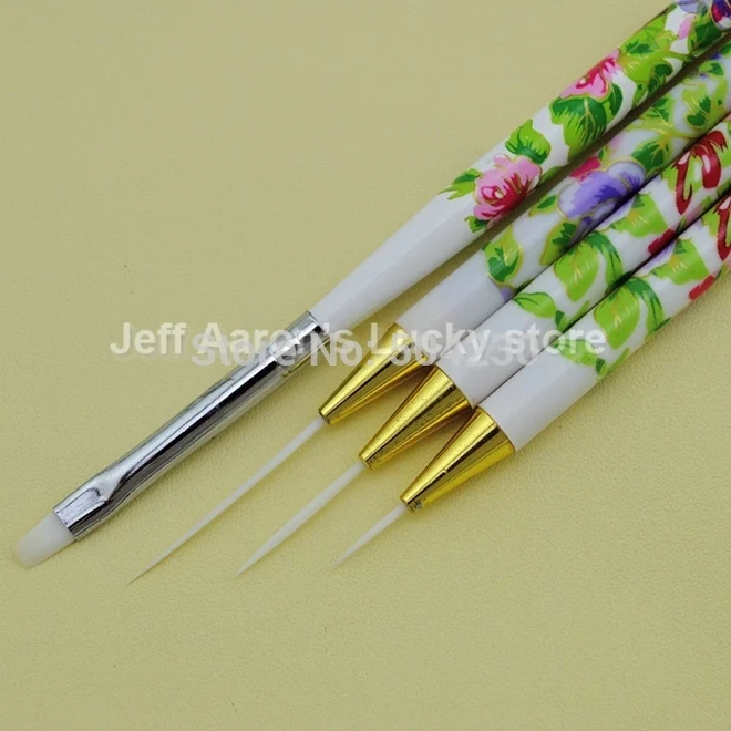 Набор кистей для дизайна ногтей 4 шт.|tool box drawer organizer|tool brushbrush stock |