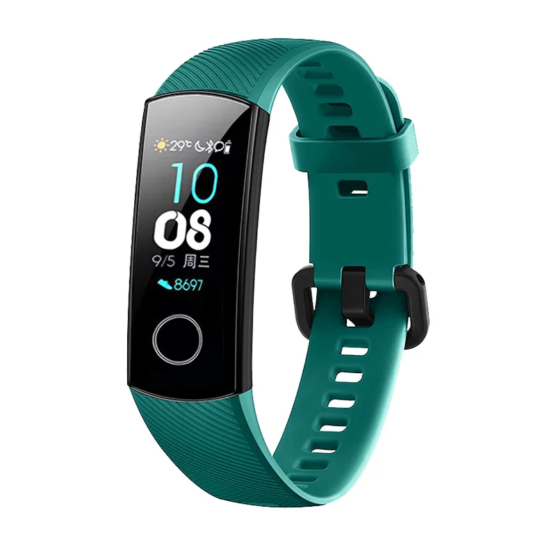 Ремешок силиконовый для смарт часов Huawei Honor Band 5 цветной спортивный браслет band 4