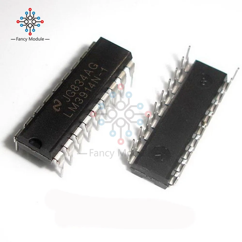 10 шт. LM3914 DIP 18 LM3914N 1 светодиодный дисплей IC новый оригинальный|ic led|ic driveric led driver |