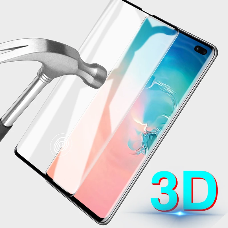 Оригинальное 3D Защитное стекло для Samsung Galaxy S10e чехол из закаленного стекла S10 Plus S9