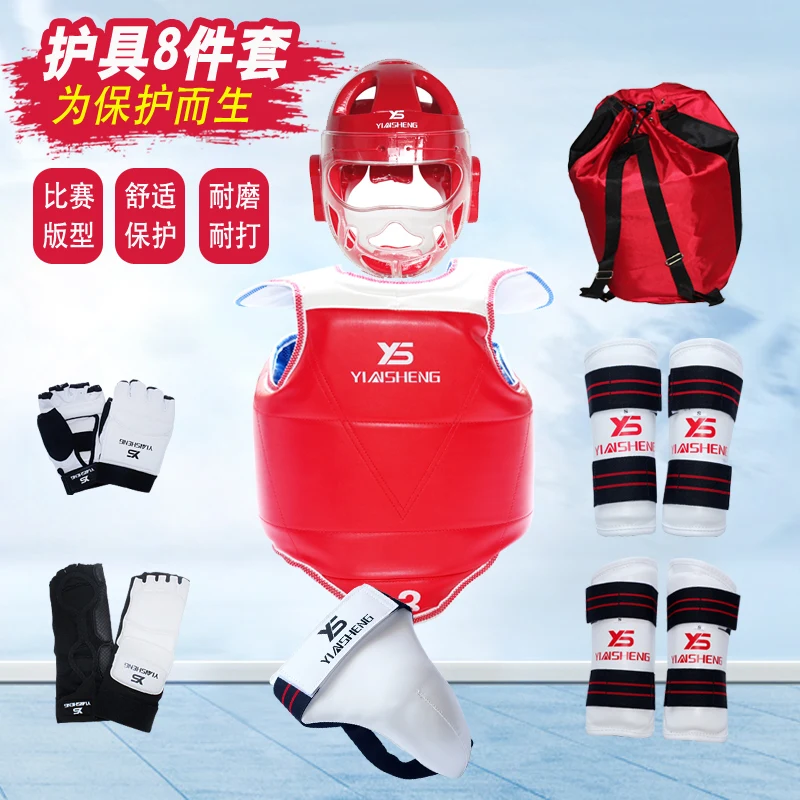 Комплект защитной экипировки для тайского тхэквондо 1 комплект 8 шт.|Прочие
