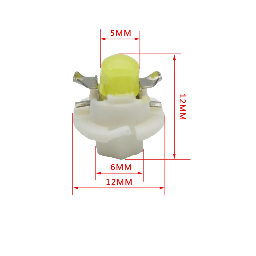 10 шт. 1SMD COB B8.4D B8.4 D светодиодные фонари для приборной панели автомобиля