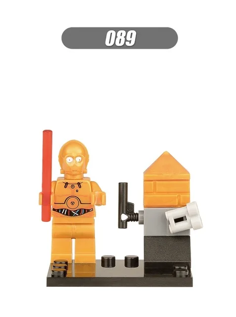 GUSUG 20pcs XH089 The Force Awakens C3PO C-3PO Дарт Маул Вейдер шторм солдат клон троппер строительные блоки кирпичные игрушки