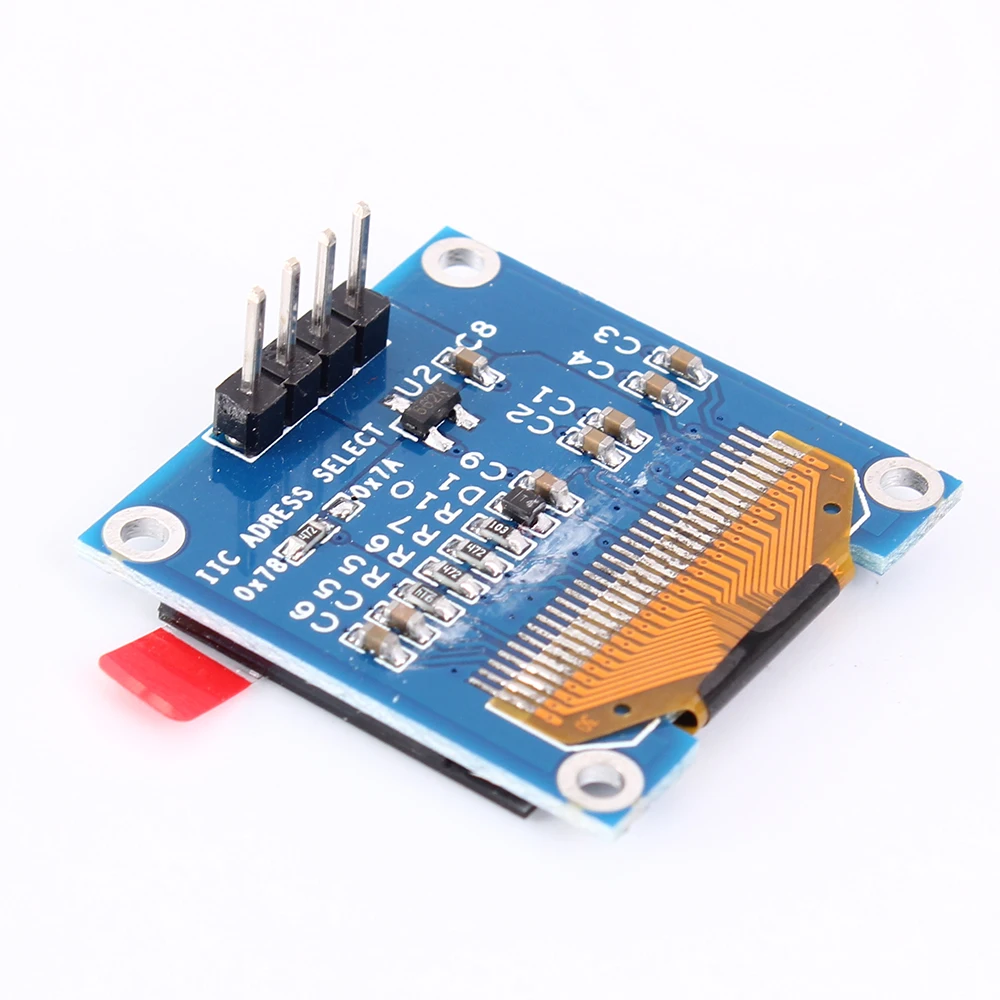 Последовательный модуль OLED 100 шт./лот 0 96 дюйма IIC 128X64 I2C SSD1306 ЖК плата GND VCC SCL SDA Oled