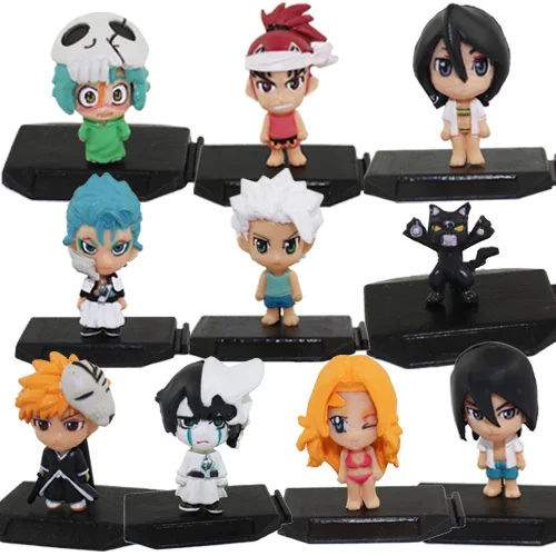 Японские Аниме фигурки отбеливатель Ichigo Kurosaki Orihime Inoue ПВХ Коллекционная модель