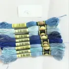 Oneroom, разноцветные DMC340-433 10 шт.лот, две этикетки, нитки для вышивки крестиком, хлопок, Швейные Мотки, нитки для вышивания, Набор мулине 2