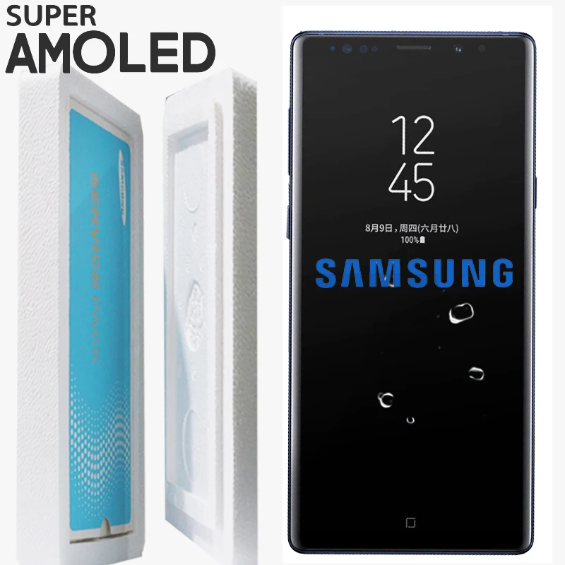 Новый оригинальный 6 3 &quotсупер AMOLED сервисный набор LCD для SAMSUNG GALAXY Note 8 Note8 дисплей
