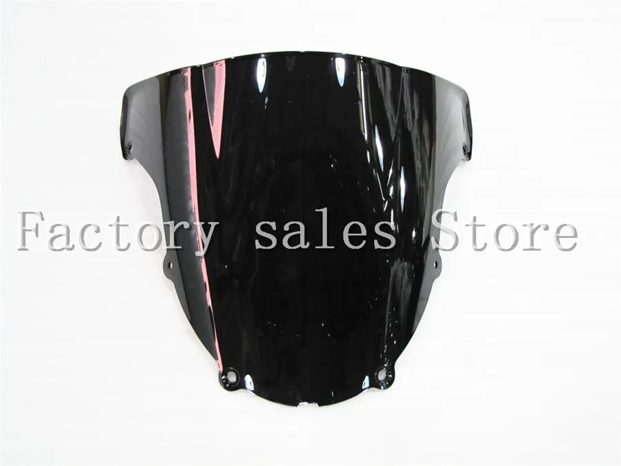 Для Kawasaki Ninja ZX6R ZX 6R 636 2003 2004 черное ветровое стекло Double Bubble zx6r 03 04|windshield windscreen|double