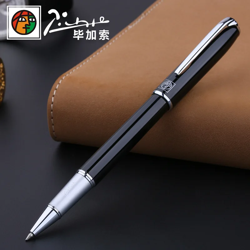 Роскошная металлическая ручка Пикассо Шариковая ручка для бизнеса stylo pennen boligrafos kugelschreiber canetas penna kalem ручки для письма 3721 - Цвет: 6