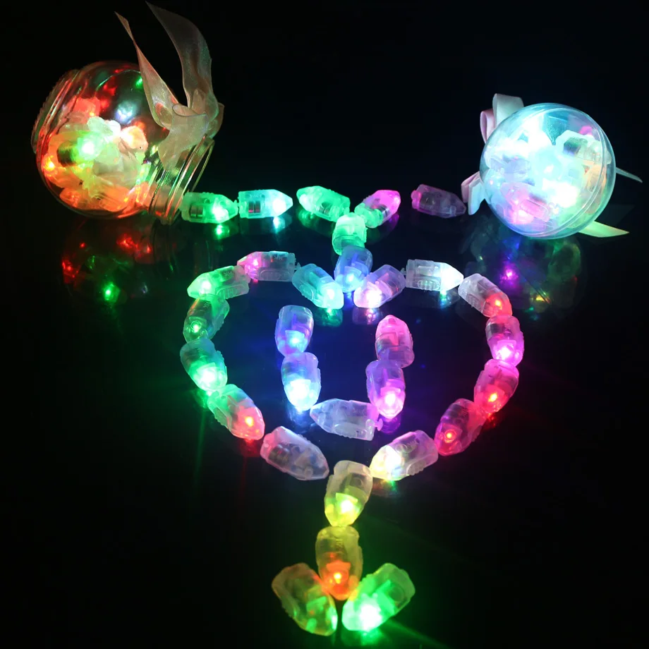 Lumi вечерние 10 шт RGB светодиодный шар светильник мигающий для бумажный фонарь