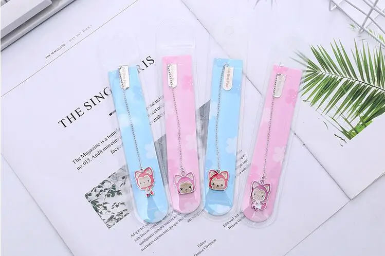 Kawaii металлические канцелярские закладки, милые закладки с животными для книг, скрепки для книг, маркеры для бумаги, канцелярские товары, школьные принадлежности