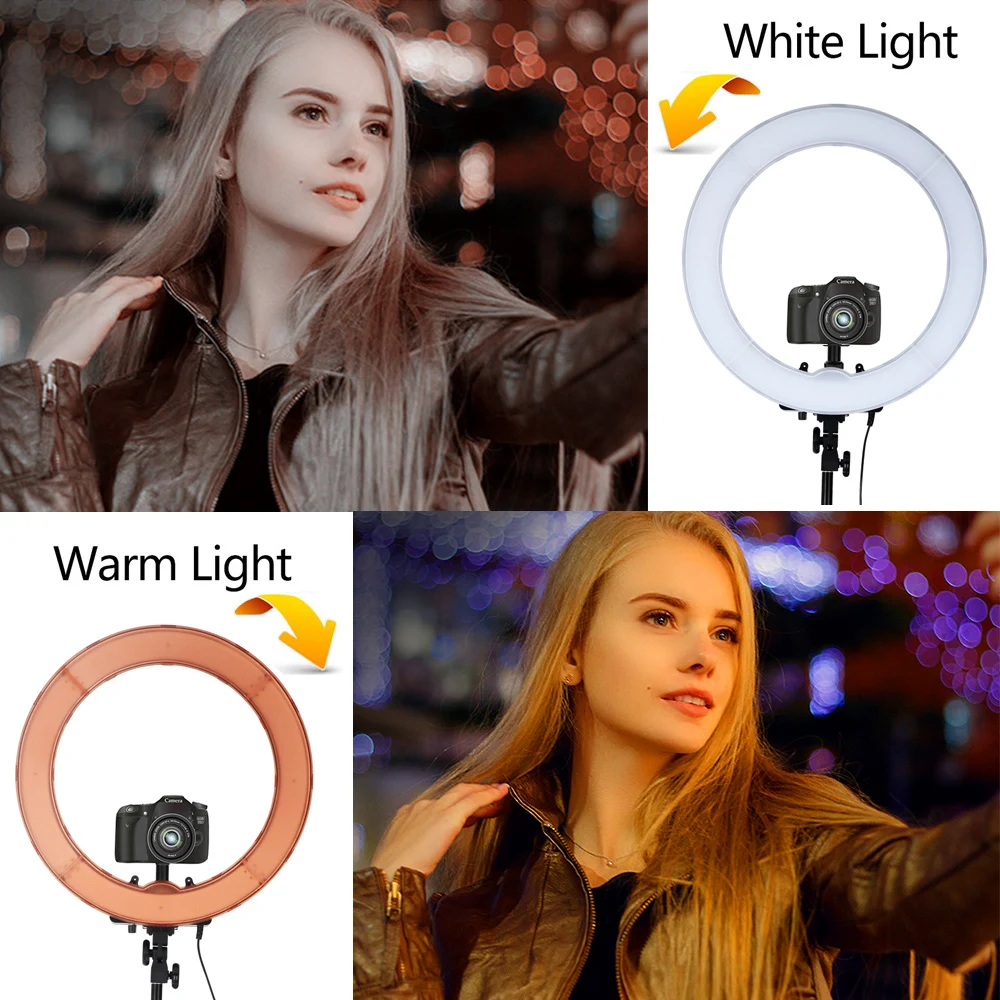 Efluky 18 &quot240 шт светодиодный кольцевой светильник лампа для фотосъемки