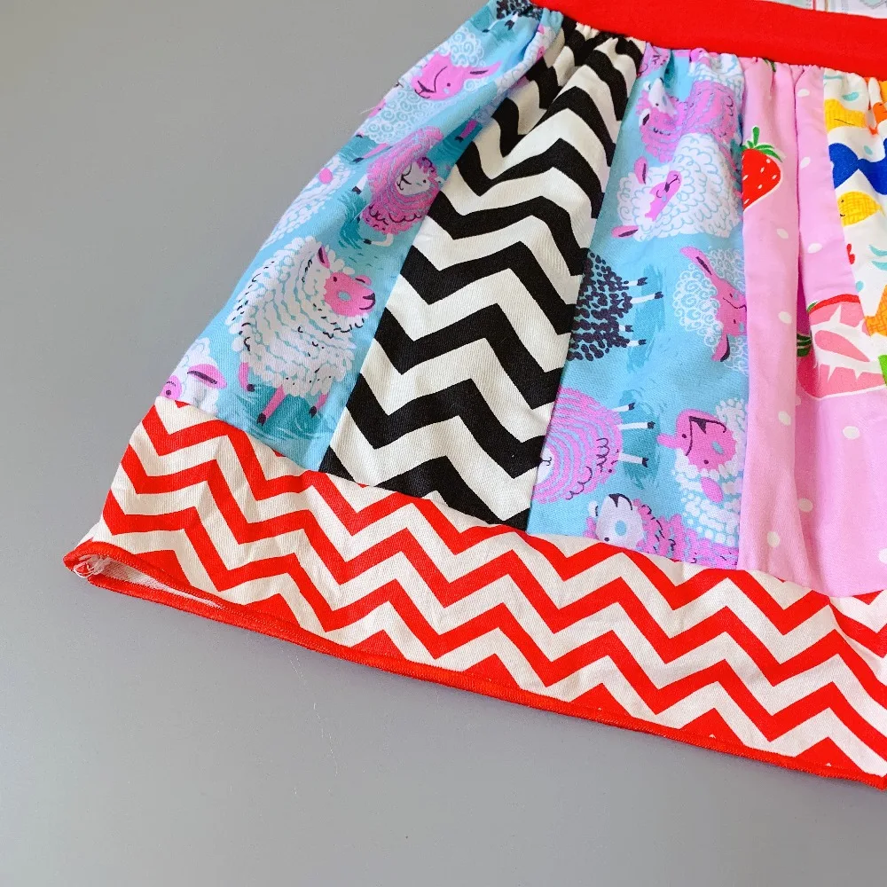 Summer Classics design ruffles letters with pocke Baby Girls Dress kids's birthday present | Детская одежда и обувь